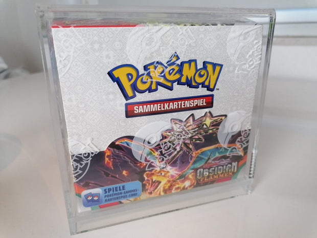 Acryl Case für Pokemon 36er Display (Booster Box) modern & Vintage Box für Sammelkarten