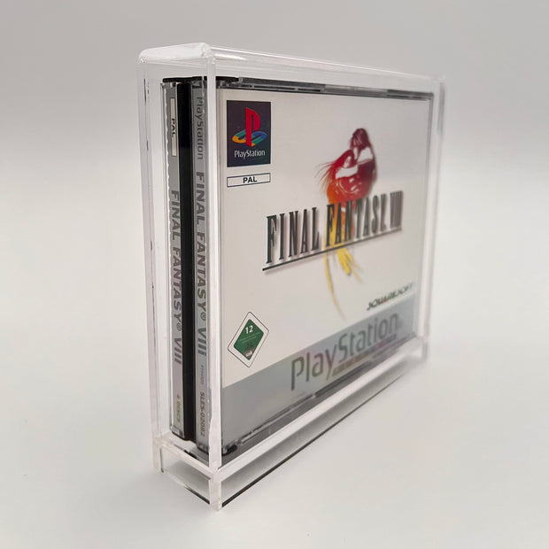 Acryl Box passend für Playstation 1 double case (passend auch für Sega Mega CD´s)