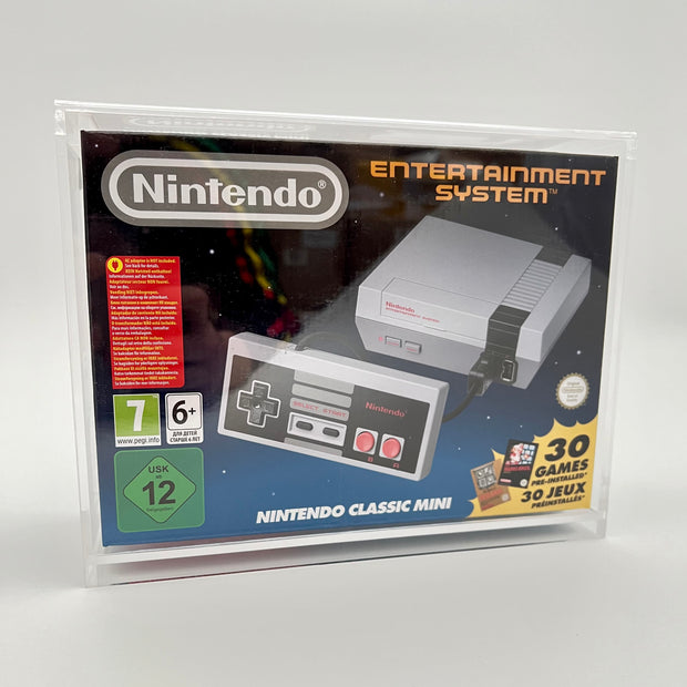 Acryl Box passend für Super Nintendo/Nintendo mini classic SNES/NES in OVP
