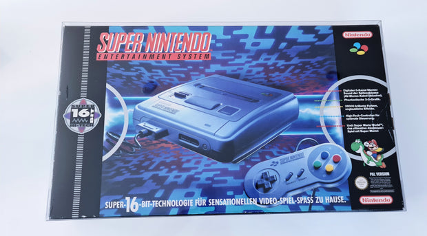 SUPER NINTENDO KONSOLE OVP SNES 0,5 MM STÄRKE (Big)